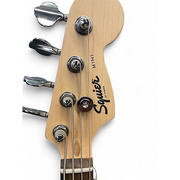 Used Squier MINI PRECISION Dakota Red Electric Bass Guitar