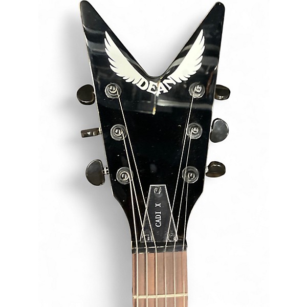 Used Dean Cadi X Black Solid Body Electric Guitar