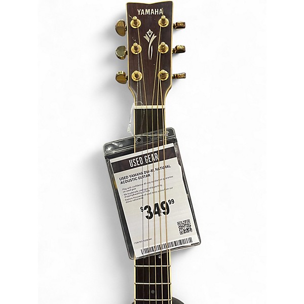 Used Yamaha DW-8L Natural Acoustic Guitar