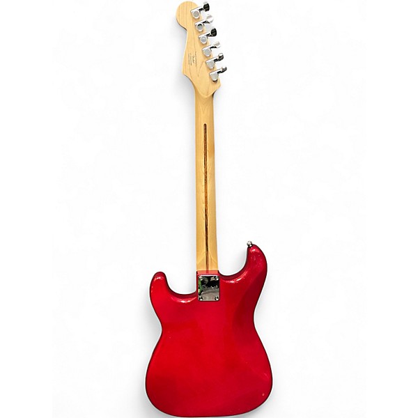 Used Squier Bullet Stratocaster Hardtail Red Sparkle Solid Body Electric Guitar
