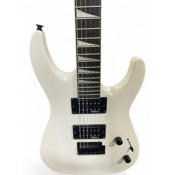 Used Jackson JS22 Dinky White Solid Body Electric Guitar