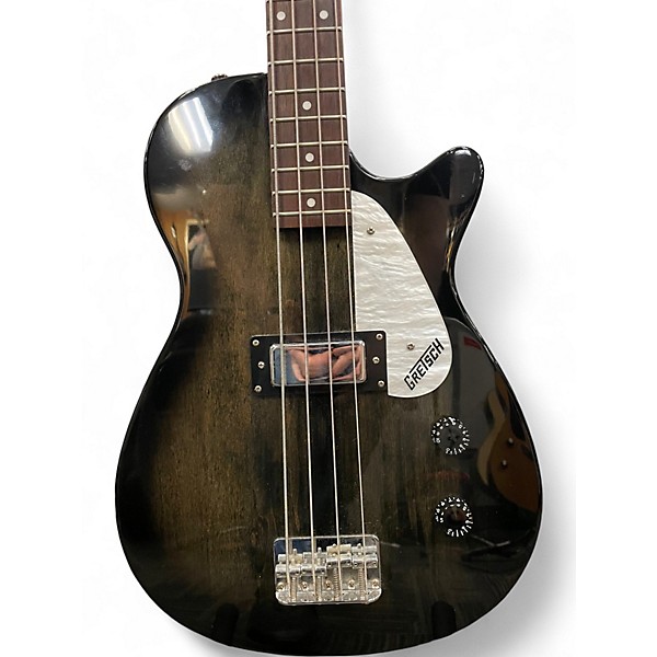Used 2004 Gretsch Guitars g2220 electromatic SHORT SCALE Trans Black Electric Bass Guitar