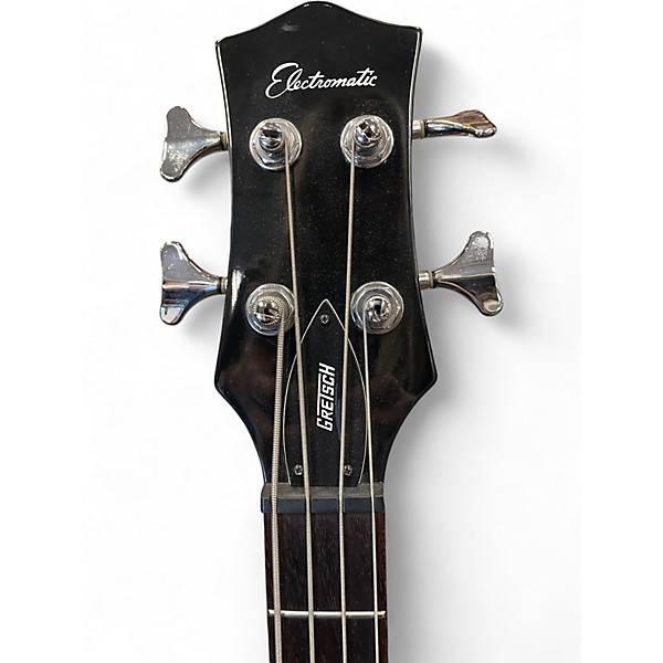 Used 2004 Gretsch Guitars g2220 electromatic SHORT SCALE Trans Black Electric Bass Guitar