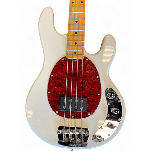 Used Sterling by Music Man Ray24CA Classic White Electric Bass Guitar