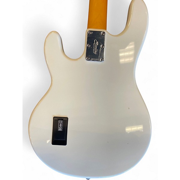 Used Sterling by Music Man Ray24CA Classic White Electric Bass Guitar