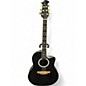 Used Ovation 1861AX-5 Standard Balladeer Black Acoustic Electric Guitar thumbnail