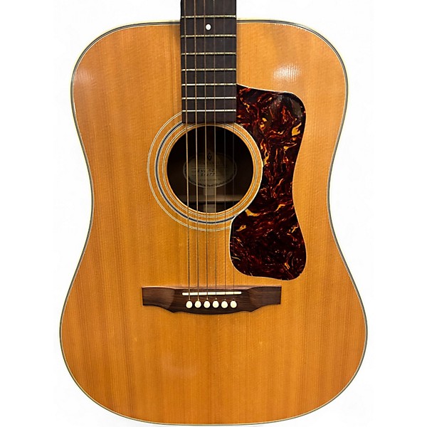 Vintage 1971 Guild D40 Natural Acoustic Guitar
