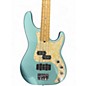 Used Fender American Deluxe Precision Bass Blue Electric Bass Guitar