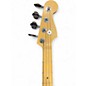 Used Fender American Deluxe Precision Bass Blue Electric Bass Guitar