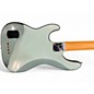 Used Fender American Deluxe Precision Bass Blue Electric Bass Guitar