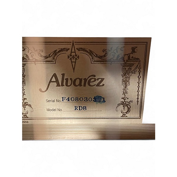 Used Alvarez RD8 Natural Acoustic Guitar