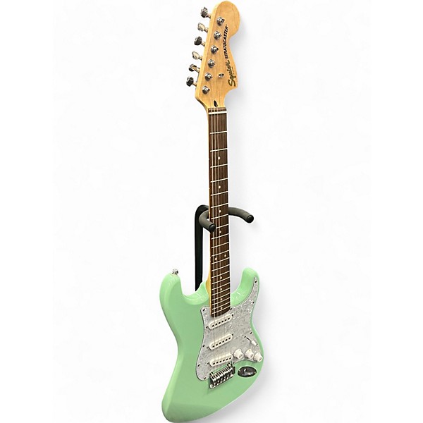 Used Squier Standard Stratocaster Seafoam Green Solid Body Electric Guitar
