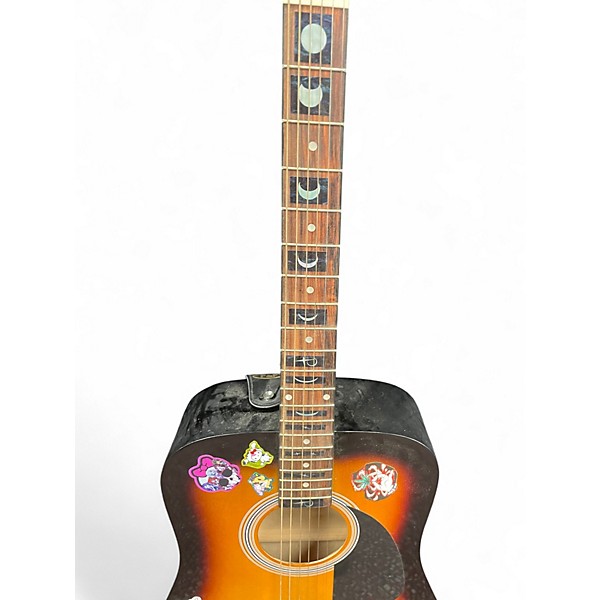 Used Fender FA100 2 Color Sunburst Acoustic Guitar