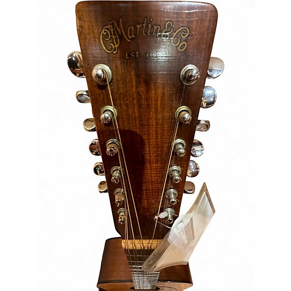 Vintage 1972 Martin 1972 Martin D-12-18 Natural 12 String Acoustic Guitar