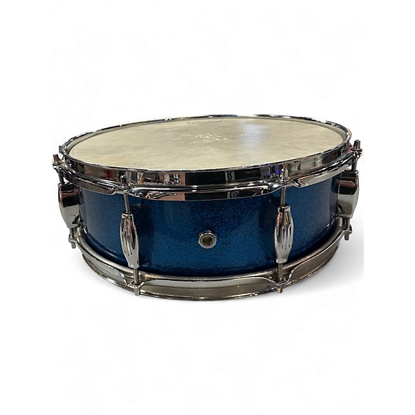 Vintage 1960s Camco Drums 14X3 SNARE DRUM SPARKLE BLUE Drum