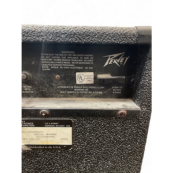 Used Peavey Microbass Bass Combo Amp