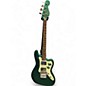 Used Squier Paranormal Rascal Bass HH Sherwood Green Metallic Electric Bass Guitar thumbnail