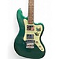 Used Squier Paranormal Rascal Bass HH Sherwood Green Metallic Electric Bass Guitar