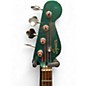 Used Squier Paranormal Rascal Bass HH Sherwood Green Metallic Electric Bass Guitar