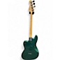 Used Squier Paranormal Rascal Bass HH Sherwood Green Metallic Electric Bass Guitar