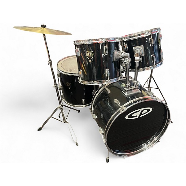 Used CP 5 Piece Drum Set Black Drum Kit
