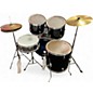 Used CP 5 Piece Drum Set Black Drum Kit