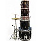 Used CP 5 Piece Drum Set Black Drum Kit