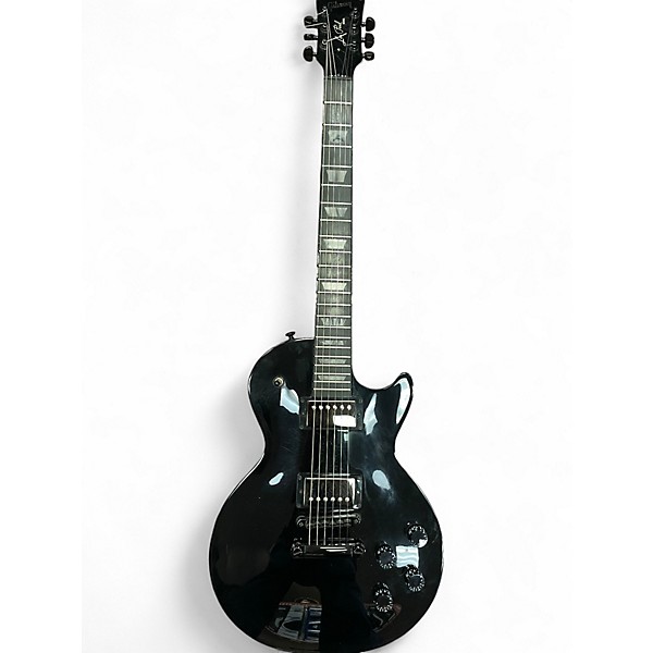 Used Gibson Dark Fire Les Paul BLACK Solid Body Electric Guitar