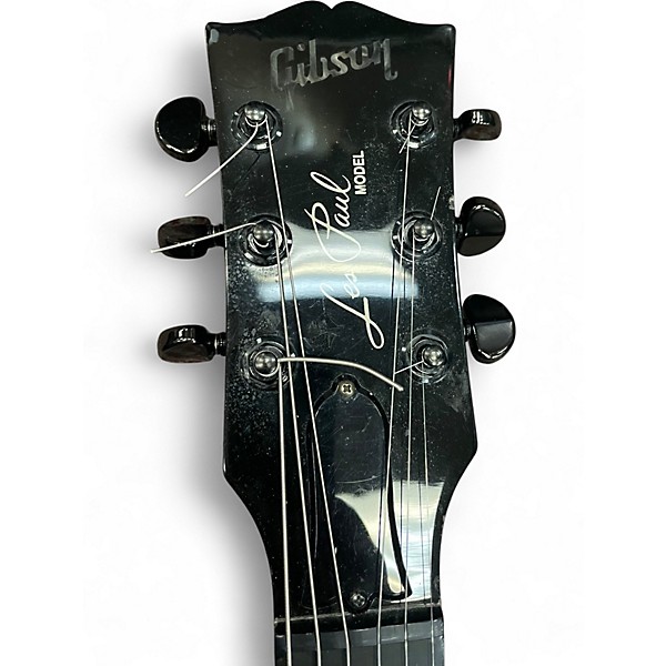 Used Gibson Dark Fire Les Paul BLACK Solid Body Electric Guitar