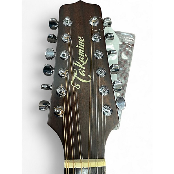 Used Takamine F385 Natural 12 String Acoustic Guitar