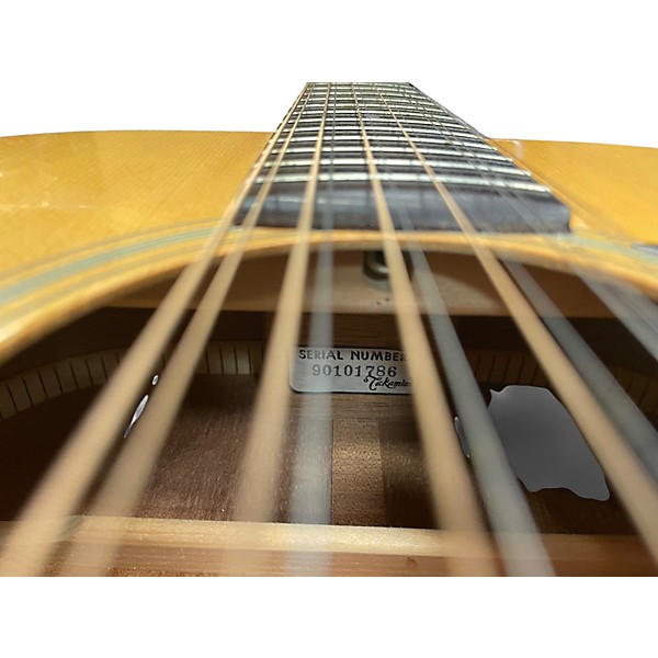 Used Takamine F385 Natural 12 String Acoustic Guitar