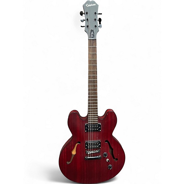 Used Epiphone Dot Studio Red Hollow Body Electric Guitar