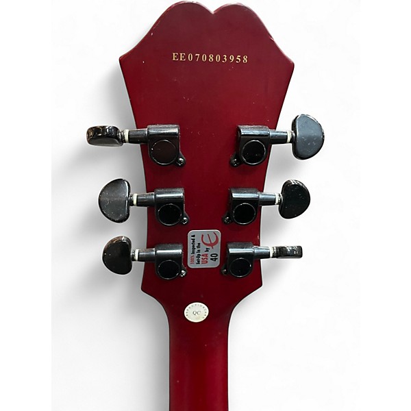 Used Epiphone Dot Studio Red Hollow Body Electric Guitar