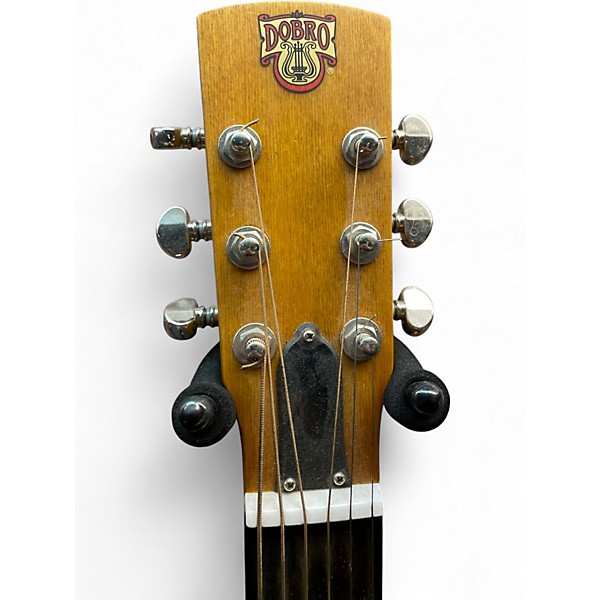 Used Dobro Hound Dog Deluxe Round Neck Natural Resonator Guitar