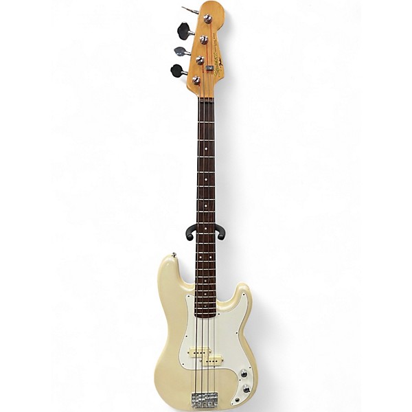 Used Squier II Precision Bass Made in India Cream Electric Bass Guitar