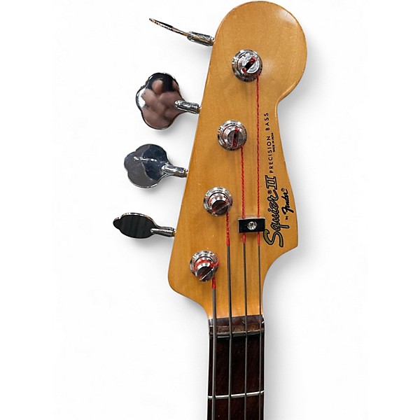 Used Squier II Precision Bass Made in India Cream Electric Bass Guitar
