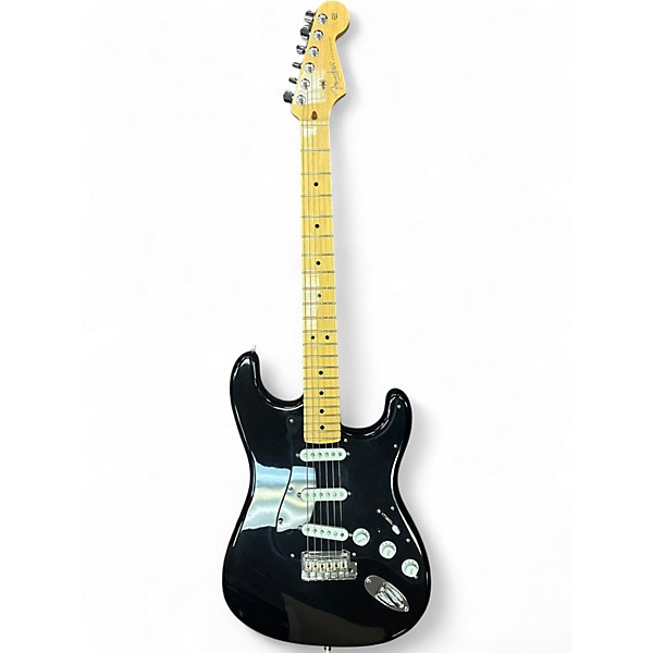 Used Fender American Standard Stratocaster BLACK Solid Body Electric Guitar