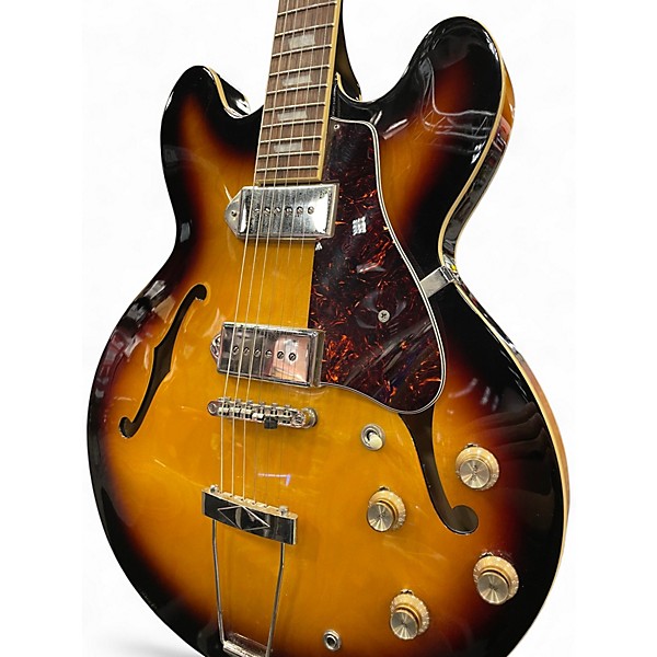 Used 2021 Epiphone Casino 3 Color Sunburst Hollow Body Electric Guitar