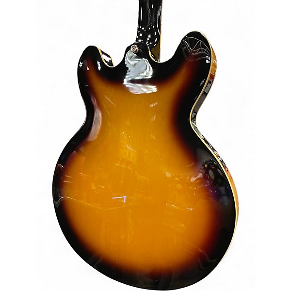 Used 2021 Epiphone Casino 3 Color Sunburst Hollow Body Electric Guitar