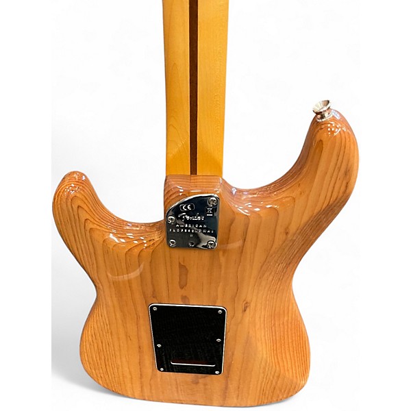 Used Fender american professional stratocaster pine Vintage Natural Solid Body Electric Guitar