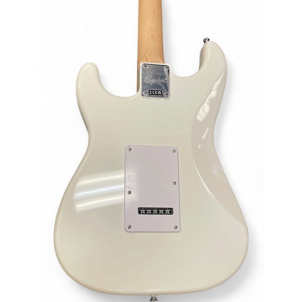 Used Squier SONIC Stratocaster WITH TREMOLO Arctic White Solid Body Electric Guitar