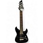 Used Schecter Guitar Research Omen 7 Black Solid Body Electric Guitar thumbnail