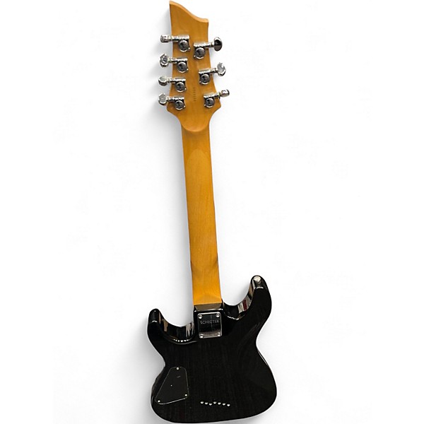 Used Schecter Guitar Research Omen 7 Black Solid Body Electric Guitar