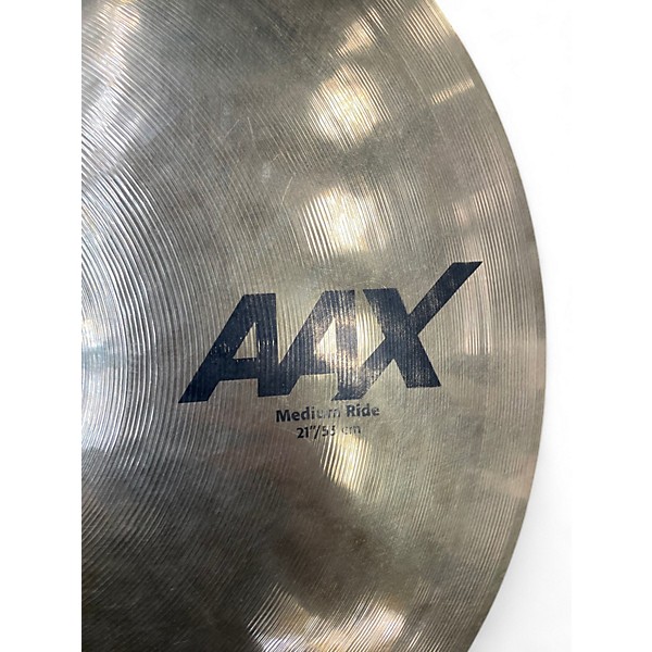 Used SABIAN 21in AAX Medium Ride Cymbal