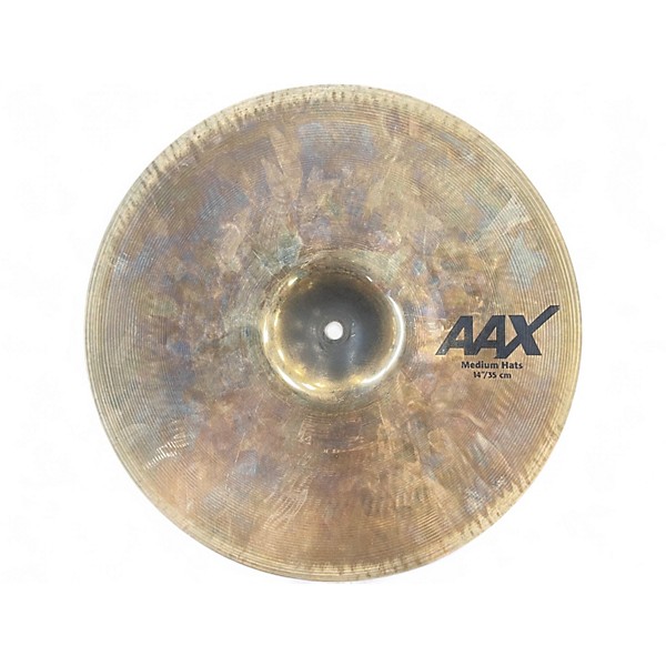 Used SABIAN 14in AAX Stage Hi Hat Pair Cymbal