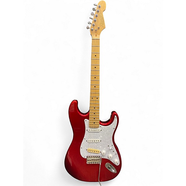Used Xaviere CUSTOM STRATOCASTER Metallic Red Solid Body Electric Guitar