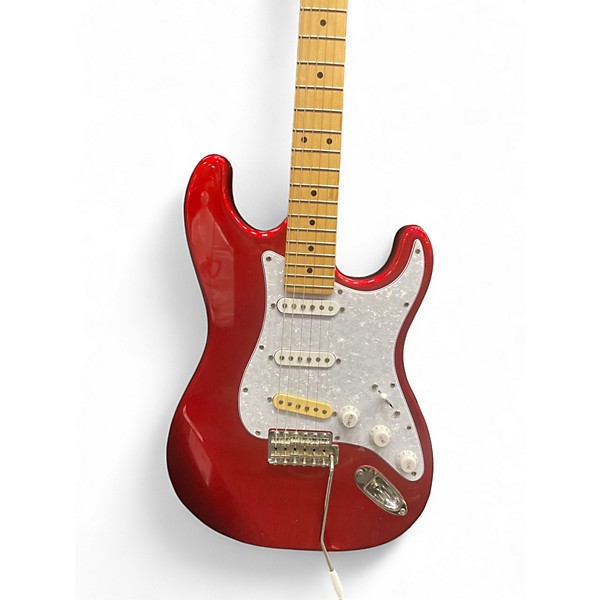 Used Xaviere CUSTOM STRATOCASTER Metallic Red Solid Body Electric Guitar