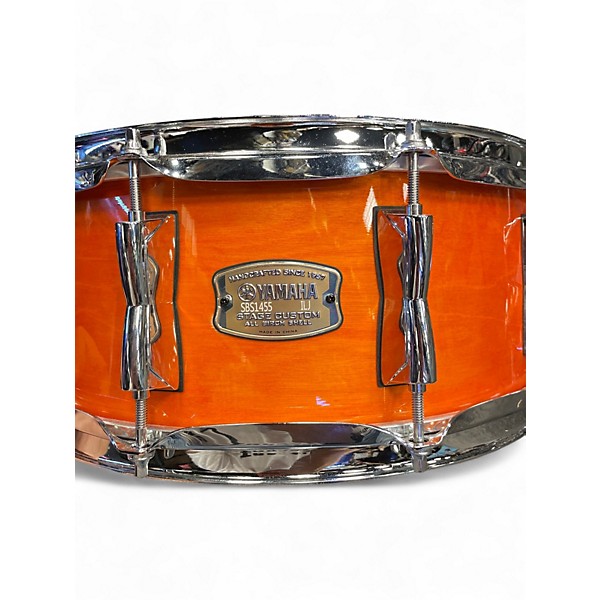 Used Yamaha 14X5.5 STAGE CUSTOM BIRCH SNARE HONEY AMBER Drum