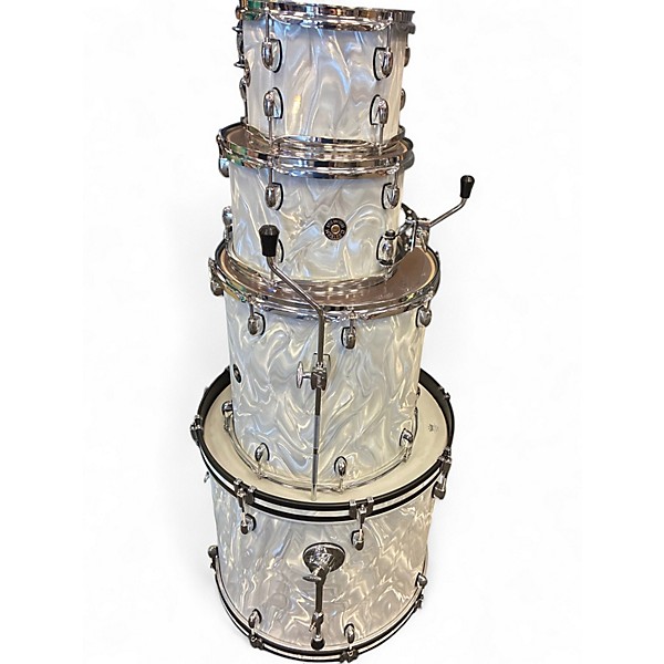 Used Gretsch Drums 4 Piece Catalina Club Series Satin Flame Drum Kit