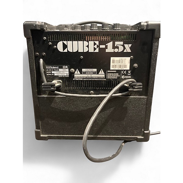 Used Roland Cube 15X 1X8 15W Guitar Combo Amp